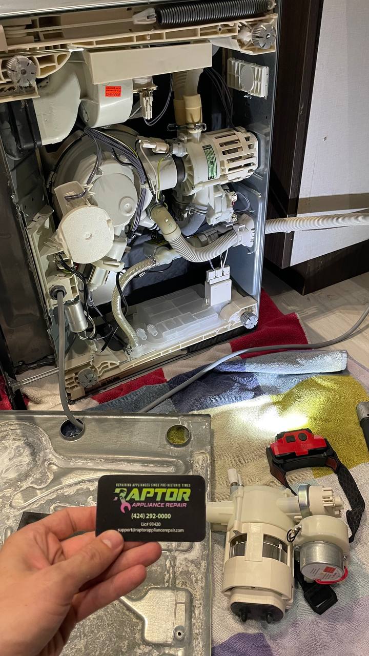 Miele Dishwasher Circulation Pump Replacement in La Cañada Flintridge, CA (5)